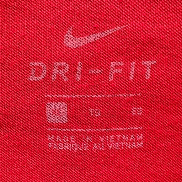 NWOT NIKE Dri-Fit Men’s Gray And Red Button Down Jersey 1/2 Sleeve Shirt Size XL - Picture 3 of 8